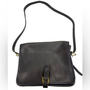 Vintage Coach Large Saddle Bag